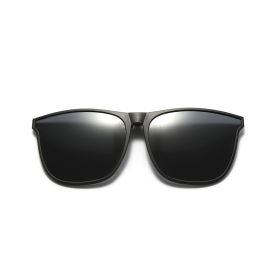 Polarized Clip Sunglasses Myopia Glasses Clip Driver Fishing Outdoor Cycling Night Vision Myopia Clip-On Sun Shading Eyeglasses