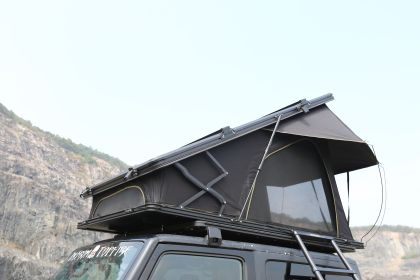 Hard Shell Rooftop Tent-Honeycomb aluminum,Hydraulic support,three second speed open,Roof rack,High sunscreen&water resistance Level,Sturdy