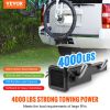 VEVOR Trailer Hitch Extender, 1-1/4" to 2" Receiver Hitch Adapter, Trailer Hitch Extension Tube Extender, 6" Extension Length