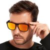 4 PCS Fashion Vintage Classic stripe design Sports Sunglasses Men Women Fishing Brand Designer Sun Glasses Man Eyewear UV400