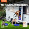 VEVOR 540L/142.65 Gallon Water Storage Bladder, Water Tank, 1000D Blue PVC Collapsible Water Storage Containers, Large Capacity Soft Water Bag