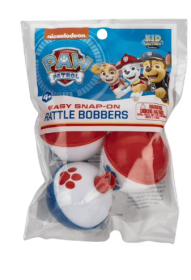 Kid Casters Rattle Bobbers Circle Fishing Floats, 3 Pack