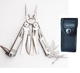 Daicamping DL12 Clip Multifunctional 7CR17MOV Folding Knife Hand Tools Sets Multitools Camping Gear EDC Multi Tools Pliers Kit