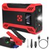 Car Jump Starter with Air Compressor Portable Car Battery Booster with Digital Tire Inflator with 2000mAh Peak Current for 12V Car 6.5L Gas or 4.0L Di