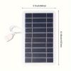 IAGREEA Solar Panel, 3W Portable Solar Charger, Small And Lightweight,4PCS, Suitable For Mountaineering Travel Outdoor Activities