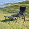 Camping Lounge Chair with Detachable Footrest