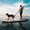 Inflatable Stand Up Paddle Board 10'6" Premium SUP W Accessories, Wood Color