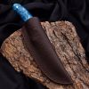 Turquoise Outdoor Knife - 440C Stainless Steel Blade