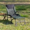 Camping Lounge Chair with Detachable Footrest