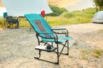 Camping Directors Chair, Heavy Duty,Oversized Portable Folding Chair with Side Table, Pocket for Beach, Fishing,Trip,Picnic,Lawn Blue