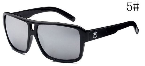 Brand Design Square Sunglasses Men Dragon Sun Glasses for Men Male Driving Fishing Goggle UV400 (Lenses Color: C5, Frame Color: Without Packing)