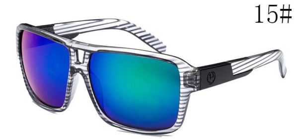 Brand Design Square Sunglasses Men Dragon Sun Glasses for Men Male Driving Fishing Goggle UV400 (Lenses Color: C15, Frame Color: Without Packing)