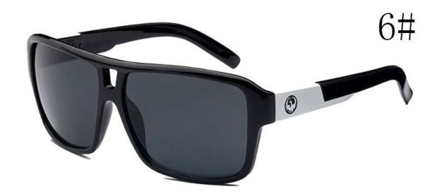 Brand Design Square Sunglasses Men Dragon Sun Glasses for Men Male Driving Fishing Goggle UV400 (Lenses Color: C6, Frame Color: Without Packing)