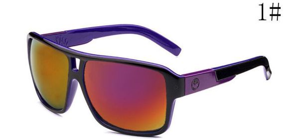 Brand Design Square Sunglasses Men Dragon Sun Glasses for Men Male Driving Fishing Goggle UV400 (Lenses Color: C1, Frame Color: Without Packing)