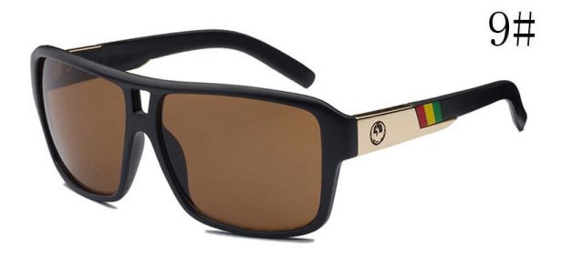 Brand Design Square Sunglasses Men Dragon Sun Glasses for Men Male Driving Fishing Goggle UV400 (Lenses Color: C9, Frame Color: Without Packing)