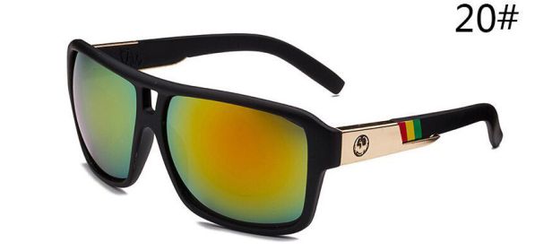 Brand Design Square Sunglasses Men Dragon Sun Glasses for Men Male Driving Fishing Goggle UV400 (Lenses Color: C20, Frame Color: Without Packing)
