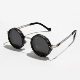ND2-400 Adjustable Dimming Glasses ND Filter UV400 Polarized Sunglasses With Glasse Case 9 Level Fishing Sunglasses Outdoor (Lenses Color: Silver)