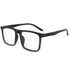 Black Leopard Square Frame Anti Blue Ray Polarized Sunglasses for Men and Women Outdoor Fishing Driving (Lenses Color: C1)