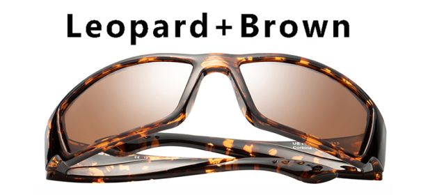 Vintage Square Polarized Sunglasses For Men Women Anti-glare Sport Driving Sunglasses Men Male 580P Corbina Eyewear UV400 (Lenses Color: C6, Frame Color: Without Packing)