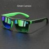 Fashion Vintage Square Sports Sunglasses Men Women Fishing Driving For Man Brand Designer Sun Glasses Anti-Glare UV400 Eyewear