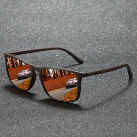 2/3PCS NEW 2025 Square Polarized Sunglasses Anti Glare Sun Shades For Summer Party Vacation Travel Driving Fishing UV400 (Lenses Color: C6)