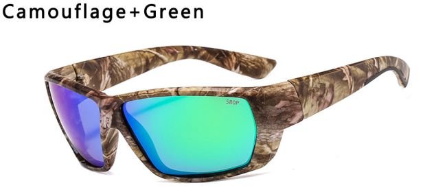 Brand Design Square Sun Glasses for Men Classic Mirror Driver Polarized Sunglasses Travel Male Shades Tuna Alley Sunglasses Men (Lenses Color: Yi16, Frame Color: Without Packing)