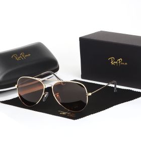High Quality Women Men Polarized Sunglasses UV400 Aviation Brand Classic Mirror Male Oculos Vintage Banned Man Sun Glasses (Lenses Color: 3, Frame Color: Original)