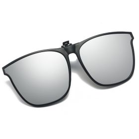 A Pair of New PC Clip Sunglasses for Outdoor Fishing and Driving. Clip Sunglasses for Day and Night Use. (Lenses Color: C6, Frame Color: polarized)