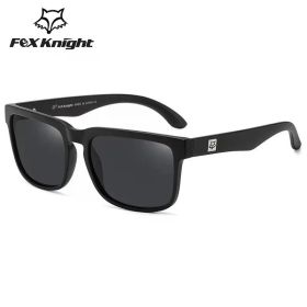 New Fox Knight Brand Square Sunglasses Women Men High Quality Glasses Outdoor Riding Fishing Sun Glasses Retro Shades Uv400 (Lenses Color: TYJ51-15)