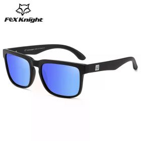 New Fox Knight Brand Square Sunglasses Women Men High Quality Glasses Outdoor Riding Fishing Sun Glasses Retro Shades Uv400 (Lenses Color: TYJ51-11)