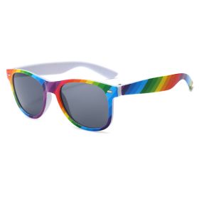 Fashion Vintage Square Sports Sunglasses Men Women Fishing Driving for Man Woman Sun Glasses for Party Festival Eyewear (Lenses Color: 1, Frame Color: MULTI)