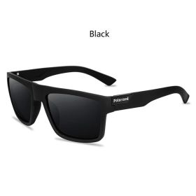 Fashion Vintage Square Polarized Sunglasses Men Women Driving Fishing Luxury Brand Designer Sun Glasses Driver's Eyewear UV400 (Lenses Color: 919(Black))