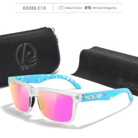 Fabulous Look KDEAM Sunglasses Men UV Blocked And Polarized Sunglasses Women For Fishing Driving Hiking With Zipper Case (Lenses Color: C15)