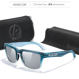 Fabulous Look KDEAM Sunglasses Men UV Blocked And Polarized Sunglasses Women For Fishing Driving Hiking With Zipper Case (Lenses Color: C20)