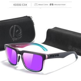 Fabulous Look KDEAM Sunglasses Men UV Blocked And Polarized Sunglasses Women For Fishing Driving Hiking With Zipper Case (Lenses Color: C54)