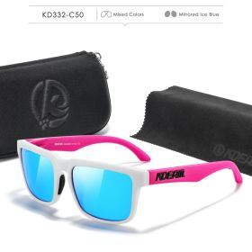 Fabulous Look KDEAM Sunglasses Men UV Blocked And Polarized Sunglasses Women For Fishing Driving Hiking With Zipper Case (Lenses Color: C50)