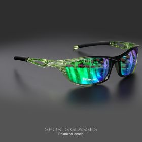 1/3PCS Vintage Sports Sunglasses Men Women Fishing Running Cycling Mountaineering Sport Man Sun Glasses Anti-Glare UV400 (Lenses Color: C6)
