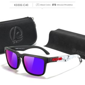 Fabulous Look KDEAM Sunglasses Men UV Blocked And Polarized Sunglasses Women For Fishing Driving Hiking With Zipper Case (Lenses Color: C40)
