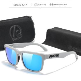 Fabulous Look KDEAM Sunglasses Men UV Blocked And Polarized Sunglasses Women For Fishing Driving Hiking With Zipper Case (Lenses Color: C47)