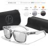 Fabulous Look KDEAM Sunglasses Men UV Blocked And Polarized Sunglasses Women For Fishing Driving Hiking With Zipper Case
