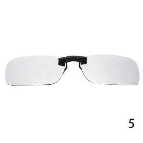 Sunglasses Polarized Clip On Driving Glasses Sunglasses Day Vision UV400 Lens Night Vision Fishing Night Vision Glasses Clip (Lenses Color: P5)