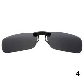 Sunglasses Polarized Clip On Driving Glasses Sunglasses Day Vision UV400 Lens Night Vision Fishing Night Vision Glasses Clip (Lenses Color: P4)