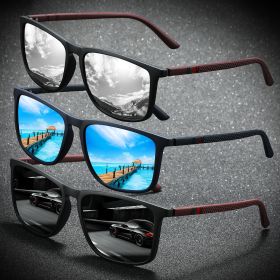2/3PCS NEW 2025 Square Polarized Sunglasses Anti Glare Sun Shades For Summer Party Vacation Travel Driving Fishing UV400 (Lenses Color: 3PCS-1)