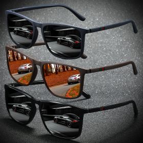 2/3PCS NEW 2025 Square Polarized Sunglasses Anti Glare Sun Shades For Summer Party Vacation Travel Driving Fishing UV400 (Lenses Color: 3PCS-2)