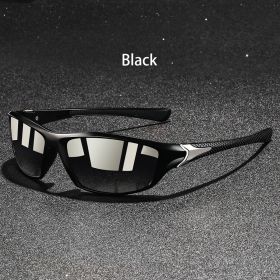 1-2-3 Pieces Vintage Sports Sunglasses Men Women Fishing Running Cycling Mountaineering Sport Man Sun Glasses Anti-Glare UV400 (Lenses Color: black)