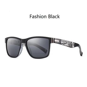 Fashionable Men Women Polarized Sunglasses Luxury Brand Designer Sun Glasses Vintage Square Driving Fishing UV400 Man Eyewear (Lenses Color: D520(Fashion Black))