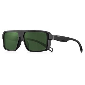CRIXALIS Classic Square Polarized Sunglasses for Men Women Fashion Sports Sunglasses Male Vintage Outdoor Driving Fishing Shades (Lenses Color: C4 Black G15, Frame Color: other)