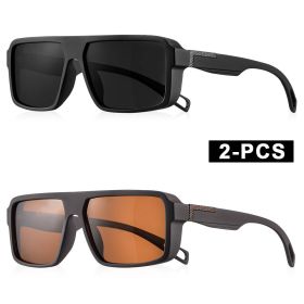 CRIXALIS Classic Square Polarized Sunglasses for Men Women Fashion Sports Sunglasses Male Vintage Outdoor Driving Fishing Shades (Lenses Color: C13, Frame Color: other)