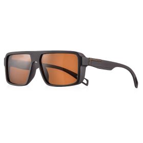 CRIXALIS Classic Square Polarized Sunglasses for Men Women Fashion Sports Sunglasses Male Vintage Outdoor Driving Fishing Shades (Lenses Color: C1 Brown, Frame Color: other)