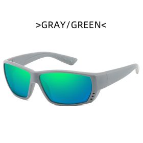 Sports Polarized Sunglasses For Men Cycling Driving Fishing 100% UV Protection (Lenses Color: C7)